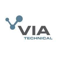 via technical logo image