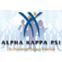 alpha kappa psi - mu sigma chapter logo image