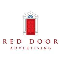 red door advertising logo image