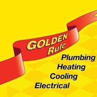 golden rule plumbing, heating, cooling & electrical logo image