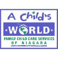 a child's world, family childcare services of niagara logo image