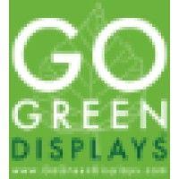 go green displays logo image