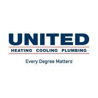 united heating cooling and plumbing logo image