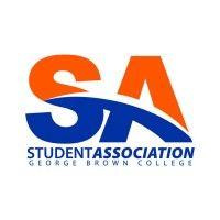 student association, george brown college logo image