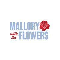 mallory with the flowers logo image