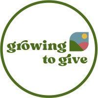 growing to give ® logo image