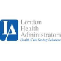 london health administrators logo image