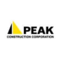 peak construction corporation logo image