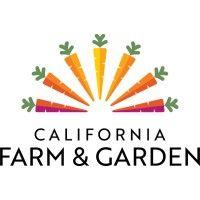 california farm and garden logo image