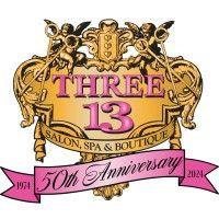 three-13 salon, spa & boutique logo image