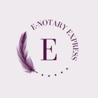 e-notary express logo image