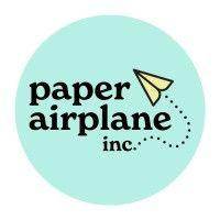 paper airplane logo image