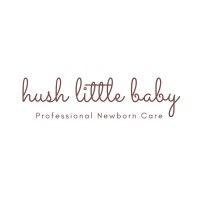 hush hush little baby newborn care logo image