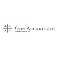 one accountant by mak bookkeeping, inc. logo image