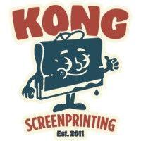 kong screenprinting & design logo image