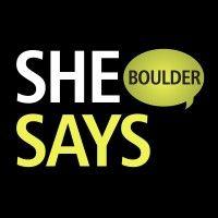 shesays boulder logo image