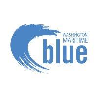 washington maritime blue logo image