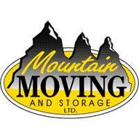 mountain moving and storage logo image