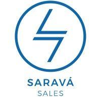 💙🤍 saravá sales logo image