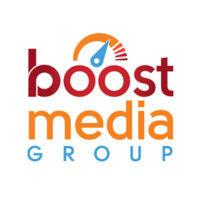 boost media group logo image