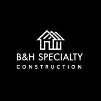 b&h specialty construction logo image