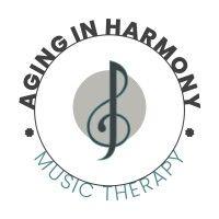 aging in harmony music therapy logo image