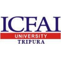 the icfai university, tripura logo image