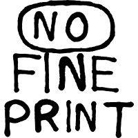 no fine print wine company logo image