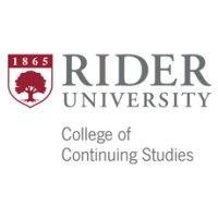 rider university college of continuing studies logo image