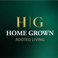 home grown rooted living logo image