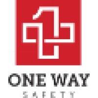 one way safety logo image