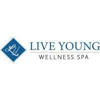 live young wellness spa logo image