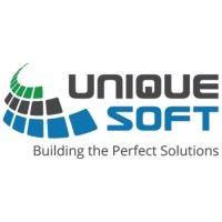 unique soft network & it solutions logo image