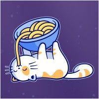 noodle cat games logo image