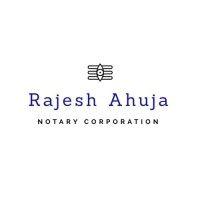 rajesh ahuja notary corporation logo image