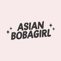 asian boba girl logo image