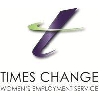 times change women's employment service logo image