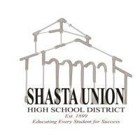 shasta union high school district logo image