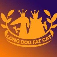 long dog fat cat logo image