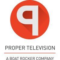 proper television logo image