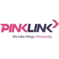 the pink link logo image