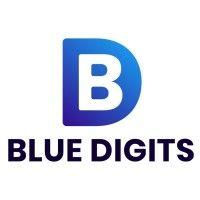 blue digits logo image