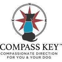 compass key service dog training logo image