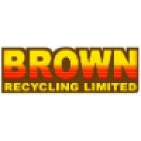 brown recycling logo image