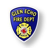 glen echo fire department logo image