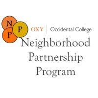 neighborhood partnership program occidental college logo image