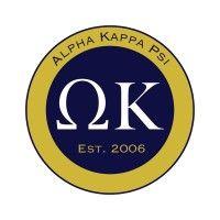 alpha kappa psi, omega kappa logo image