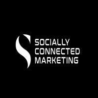 socially connected marketing logo image