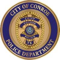 conroe police dept logo image