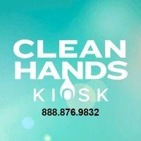 clean hands kiosk logo image